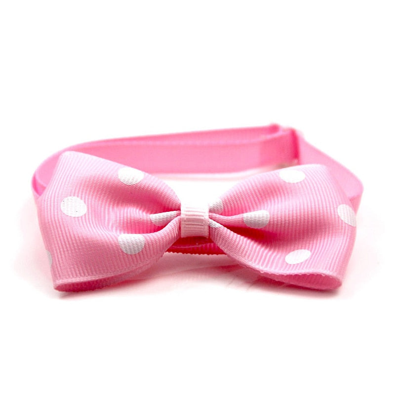 Christmas Pet Bow Collar