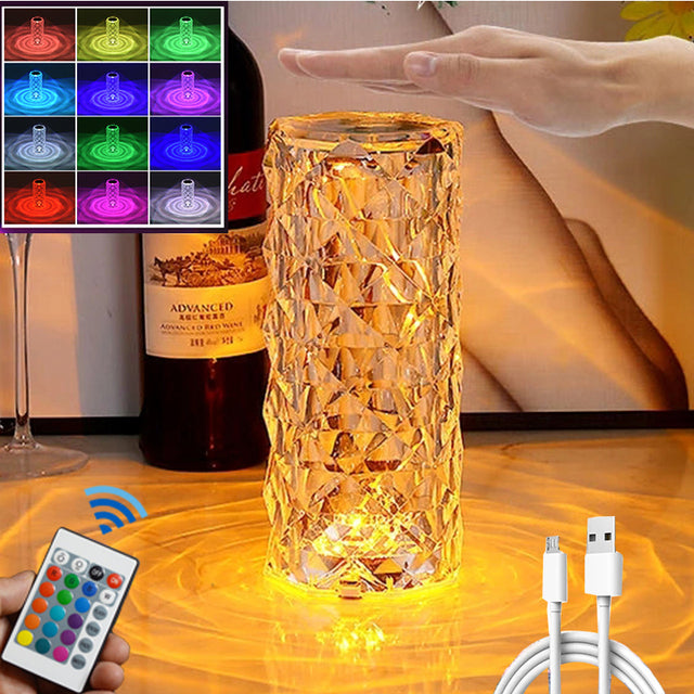 RGB Crystal Table Lamp